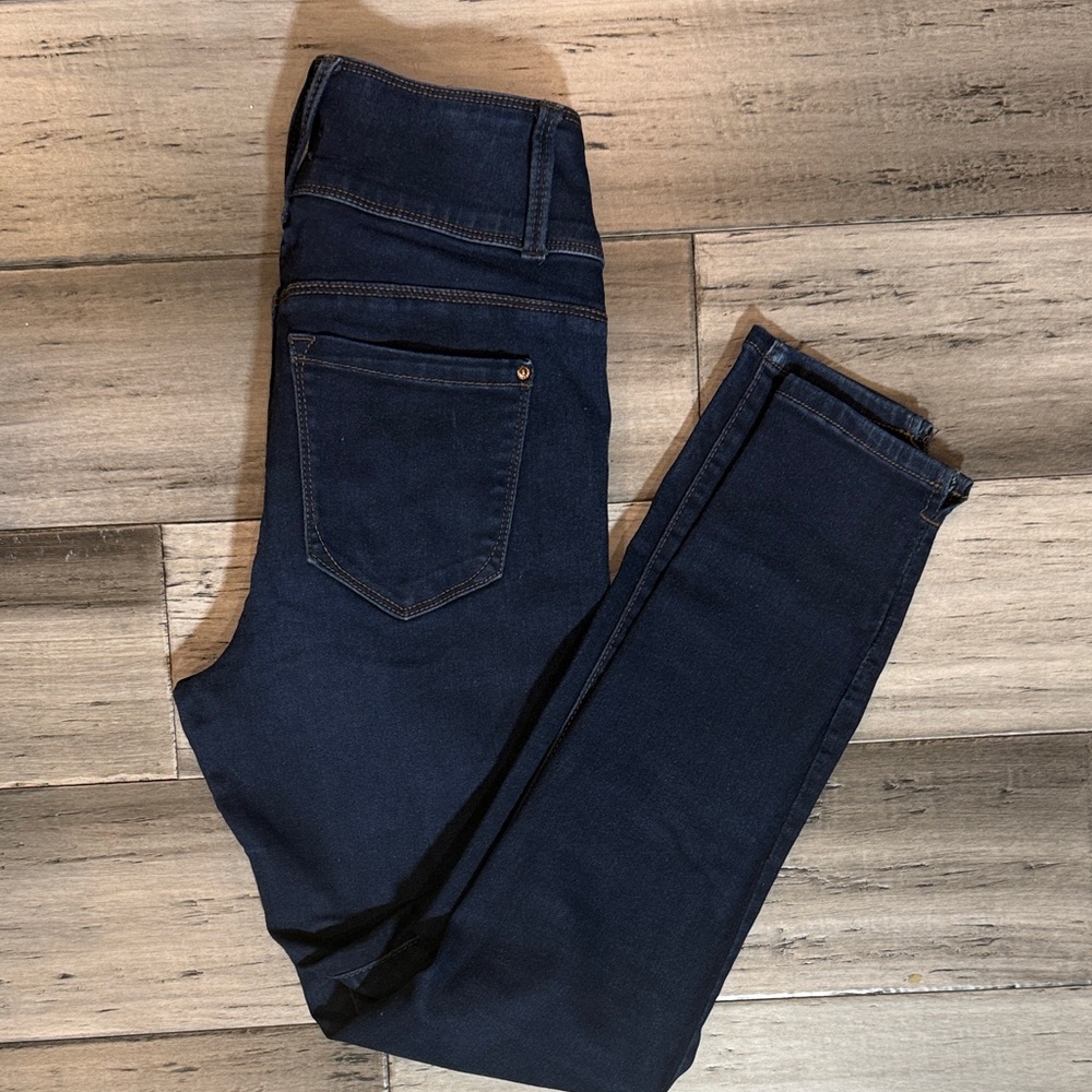 Curve Appeal High-Rise Dark Blue Women's Jeans